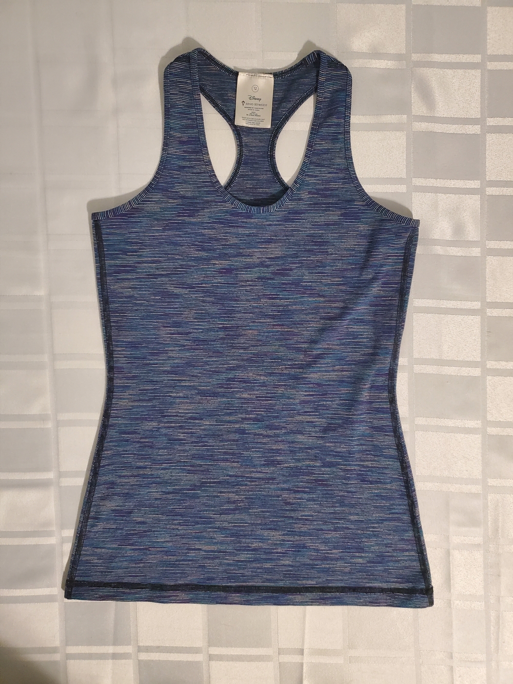 (4/$20) Ivivva Athletica Girl’s Blue Racerback Tank Top